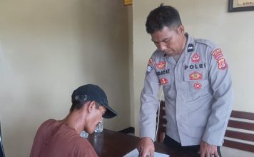 Polsek Lapandewa Lakukan Problem Solving Kasus Lakalantas, Damai dengan Surat Pernyataan