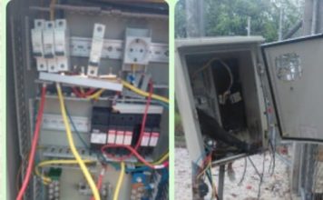Tower Telkomsel di Desa Mamut Disambar Petir, Picu Kerusakan Listrik dan Lampu Rumah Warga