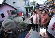 Mendagri dan Menteri PKP Tinjau Penanganan Permukiman Kumuh di Kubu Raya