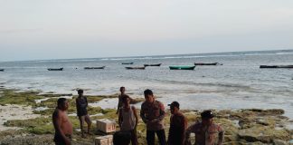 Polsek Lapandewa Bersama Warga Berhasil Evakuasi Kapal Penumpang KM Cahaya Alam 05, 47 Penumpang Selamat
