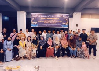 Jelang HUT ke-9 SMSI, Pengurus dan Anggota SMSI Kepri Buka Puasa Bersama