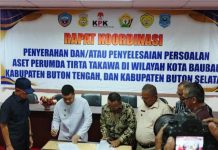 KPK Fasilitasi Penyelesaian Aset PDAM Buton, Tiga Daerah Pemekaran Segera Terima Pengelolaan