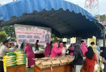 Polsek Serasan Gelar Gerakan Pangan Murah, Bantu Ringankan Beban Warga di Bulan Ramadhan