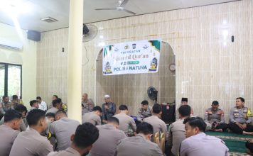 Polres Natuna Gelar Peringatan Nuzulul Qur’an 1447 H di Musholla Al Jannah