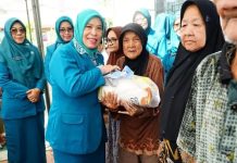 Ketua TP PKK Lingga Hadiri Peringatan HKG PKK ke-54, Salurkan 125 Paket Sembako untuk Masyarakat