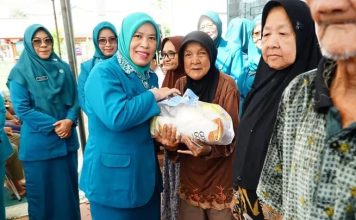 Ketua TP PKK Lingga Hadiri Peringatan HKG PKK ke-54, Salurkan 125 Paket Sembako untuk Masyarakat