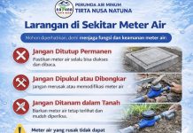 Perumda Tirta Nusa Natuna Ingatkan Pelanggan, Meter Air Tidak Boleh Ditanam atau Dibongkar