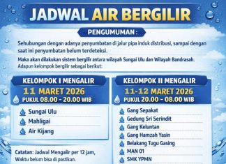 Ada Penyumbatan Pipa Induk, PDAM Natuna Atur Pengaliran Air Bergilir