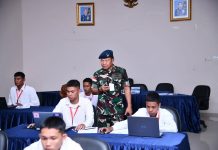 Proses Seleksi Casis Tamtama PK TNI AU A-92 di Lanud RSA Natuna Masuki Tahap Tes Psikologi