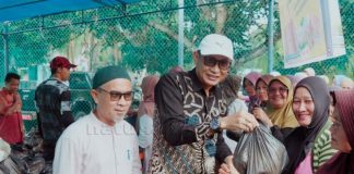 Disperindagkopum Natuna Gelar Operasi Pasar Sembako Murah di Cemaga