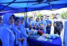 Sambut Idul Fitri, Lanud Raden Sadjad Natuna Hadirkan Bazar Ramadhan TNI