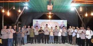 Polres Lingga Gelar Buka Puasa Bersama Tokoh Agama dan Insan Pers