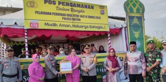 Kapolres Buton Bersama Bupati Buton Selatan Cek Pos PAM Ops Ketupat Anoa 2026