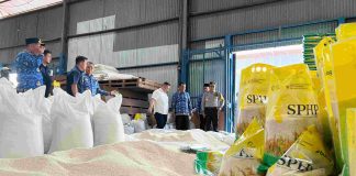 Kapolres Asahan Bersama Forkopimda Tinjau Gudang Bulog Pastikan Stok Pangan Jelang Lebaran