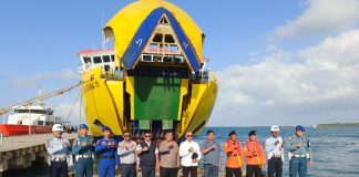 Kapolres Natuna Tinjau Langsung Aktivitas Arus Mudik di Pelabuhan Penagi 