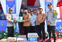 Kapolres dan Bupati Aceh Timur Tinjau Pos Pengamanan Lebaran Idul Fitri 1447 Hijriah