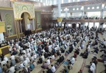Pemkab Asahan Bersama Forkopimda Gelar Sholat Idulfitri 1447 H di Masjid Agung Kisaran