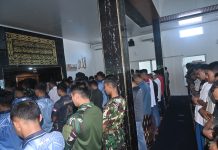 Prajurit Lanud Raden Sadjad Natuna Laksanakan Sholat Istisqa, Mohon Turunnya Hujan