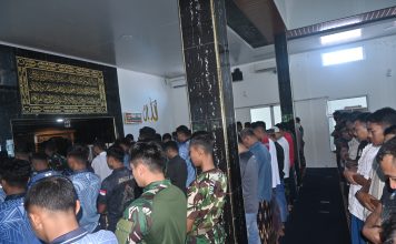 Prajurit Lanud Raden Sadjad Natuna Laksanakan Sholat Istisqa, Mohon Turunnya Hujan