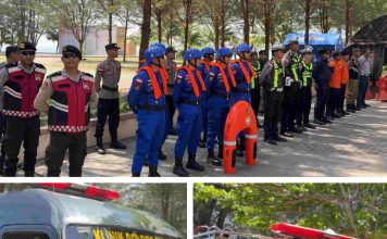Ops Ketupat Seligi 2026, Pos Terpadu Piwang Siagakan Ambulance dan Mobil Damkar