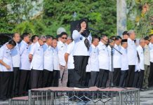 Apel Perdana Pasca Lebaran, Bupati Siak Tekankan ASN Harus Survive Hadapi Tekanan Fiskal