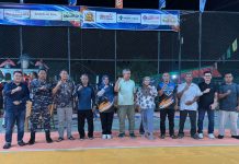 Ketua DPRD Lingga Mayasari Buka Turnamen Voli Kumas Mapelda Open 2026 di Kukang Duara