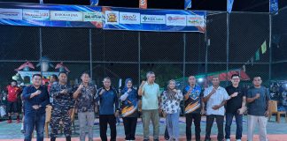 Ketua DPRD Lingga Mayasari Buka Turnamen Voli Kumas Mapelda Open 2026 di Kukang Duara