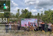 Polres Natuna dan Jajaran Polsek Gencarkan Pemasangan Spanduk Stop Karhutla, Wujudkan Kesadaran Bersama Jaga Lingkungan