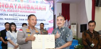 Perkuat Keamanan Objek Vital Nasional, Kapolda Kepri Tandatangan Nota Kesepahaman Dorong Iklan Investasi