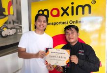 Maxim berikan Penghargaan kepada Mitra Driver yang Bantu Selamatkan Penumpangnya dari Upaya Bunuh Diri di Batam