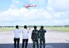 Sinergi TNI AU Lanud RSA dan Pemda Natuna, Helikopter BNPB Dikerahkan Padamkan Karhutla