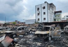 23 Kendaraan Hangus Terbakar Dilokasi Penitipan di Kisaran