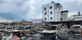 23 Kendaraan Hangus Terbakar Dilokasi Penitipan di Kisaran