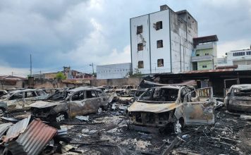 23 Kendaraan Hangus Terbakar Dilokasi Penitipan di Kisaran