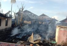 Dua Desa di Lakudo Dilanda Kebakaran, Empat Rumah Warga Ludes Terbakar