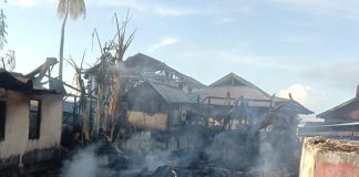 Dua Desa di Lakudo Dilanda Kebakaran, Empat Rumah Warga Ludes Terbakar