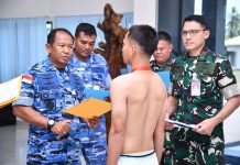 Seleksi Akhir Casis Tamtama TNI AU Digelar di Lanud RSA Natuna