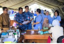 Wujud Pengabdian TNI AU, Lanud RSA Bantu Ratusan Warga Lewat Pengobatan Gratis