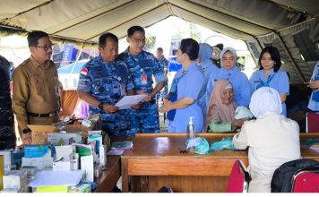 Wujud Pengabdian TNI AU, Lanud RSA Bantu Ratusan Warga Lewat Pengobatan Gratis