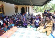 Bunda Literasi Tekankan Budaya Baca Saat Melakukan Pelantikan di Buntu Pane