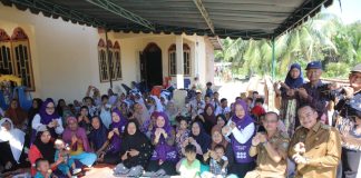 Bunda Literasi Tekankan Budaya Baca Saat Melakukan Pelantikan di Buntu Pane