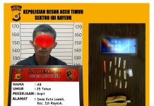Patroli Kamtibmas Berbuah Penindakan, Personel Polsek Idi Rayeuk Amankan Terduga Pelaku Narkoba, 12 Paket Sabu Disita