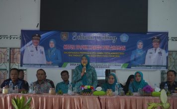 Ketua TP PKK Asahan Tegaskan Pentingnya Tertib Administrasi saat Kunjungan ke Rahuning