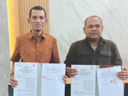BPJS Ketenagakerjaan dan Disnakertrans Nagan Raya Tanda Tangani PKS 2.000 Pekerja Rentan Terlindungi DBH Sawit