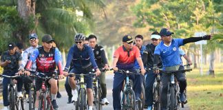 Gowes Bersama, Lanud Raden Sadjad Bangun Kebersamaan di Natuna