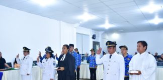 Wakil Bupati Samosir Ariston Tua Sidauruk Lantik Sejumlah Pejabat Administrator dan Pengawas