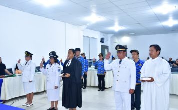Wakil Bupati Samosir Ariston Tua Sidauruk Lantik Sejumlah Pejabat Administrator dan Pengawas