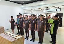 Kejari Natuna Lantik Sejumlah Pejabat, Perkuat Kinerja Penegakan Hukum
