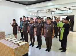 Kejari Natuna Lantik Sejumlah Pejabat, Perkuat Kinerja Penegakan Hukum