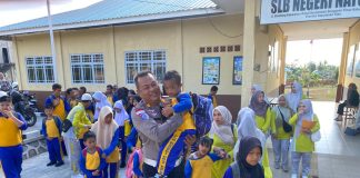 Satlantas Polres Natuna Jadi Sahabat Anak SLB, Tanamkan Keselamatan Sejak Dini